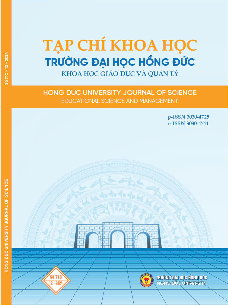 Thông báo về việc đăng bài trên Tạp chí Khoa học Trường Đại học Hồng Đức năm 2025 